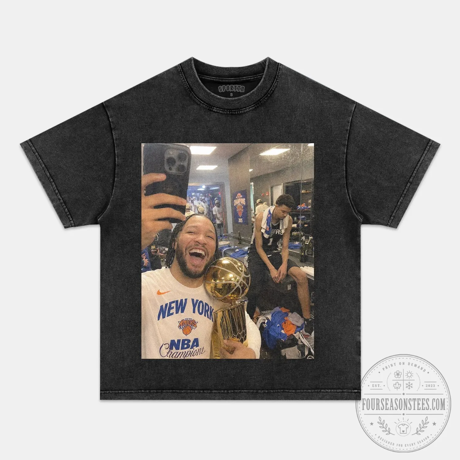 Jalen Brunson New York Knicks NBA Champions T-Shirt