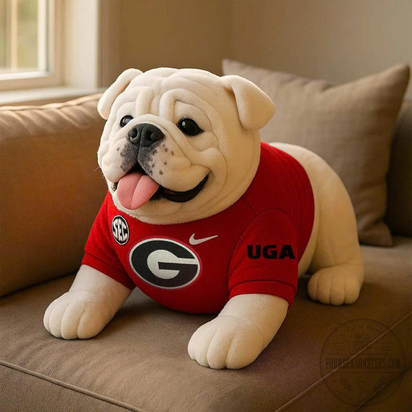 Georgia Bulldogs Plush Stuffed Animal Dog Toy