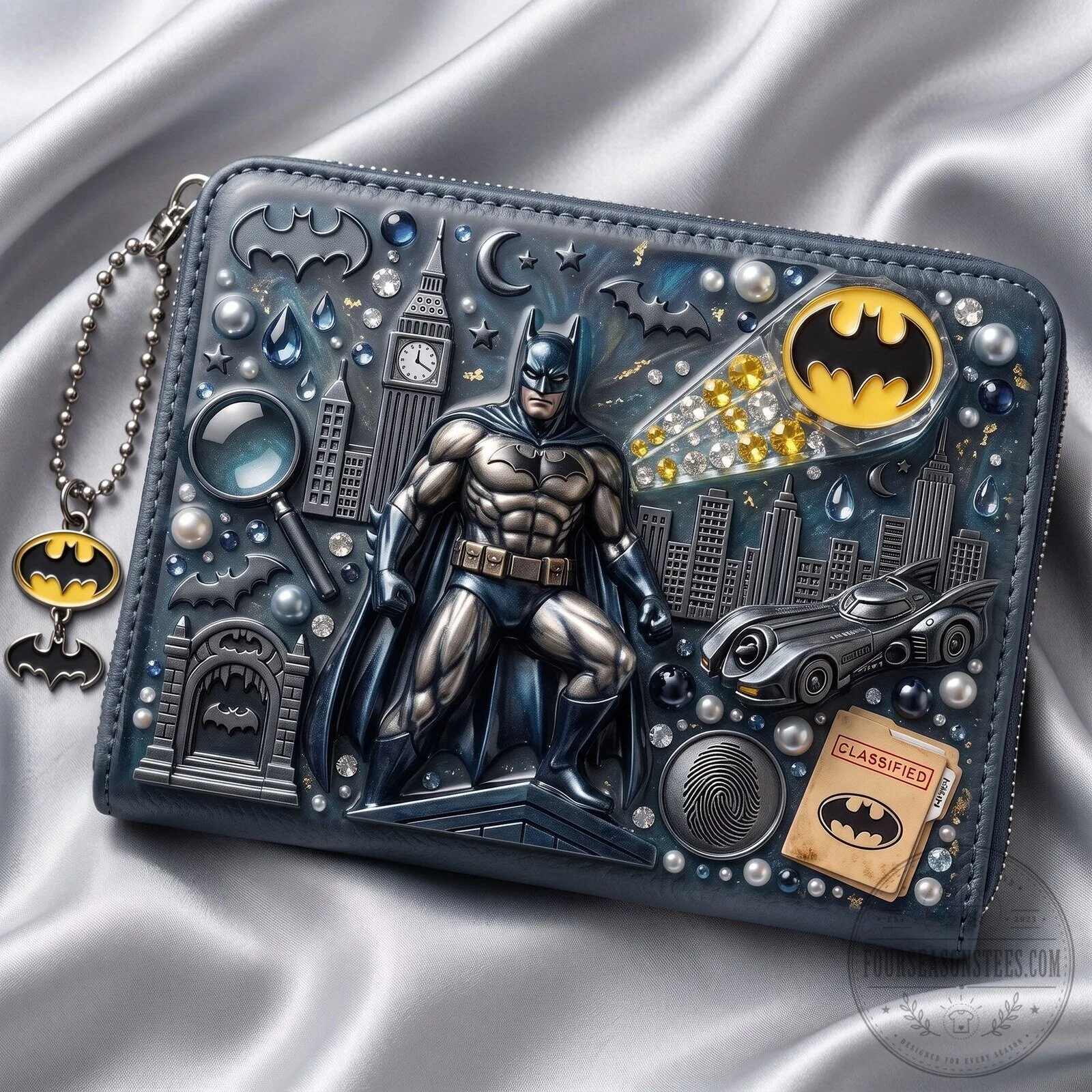 Batman Dark Knight Gotham City Themed Wallet