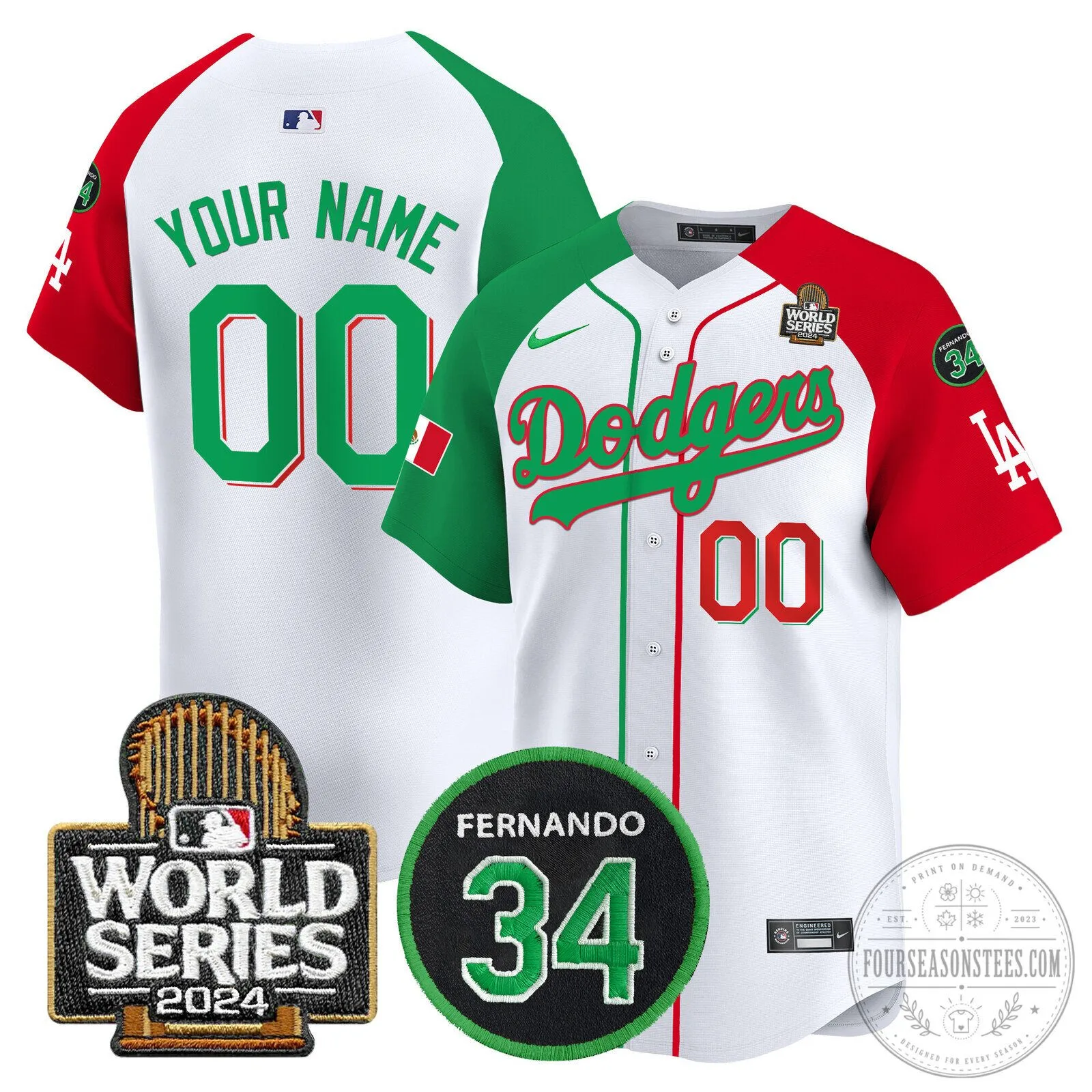 Los Angeles Dodgers Fernando Valenzuela Mexico World Series Black Baseball Jersey 10 Los Angeles Dodgers Fernando Valenzuela Mexico World Series Black Baseball Jersey