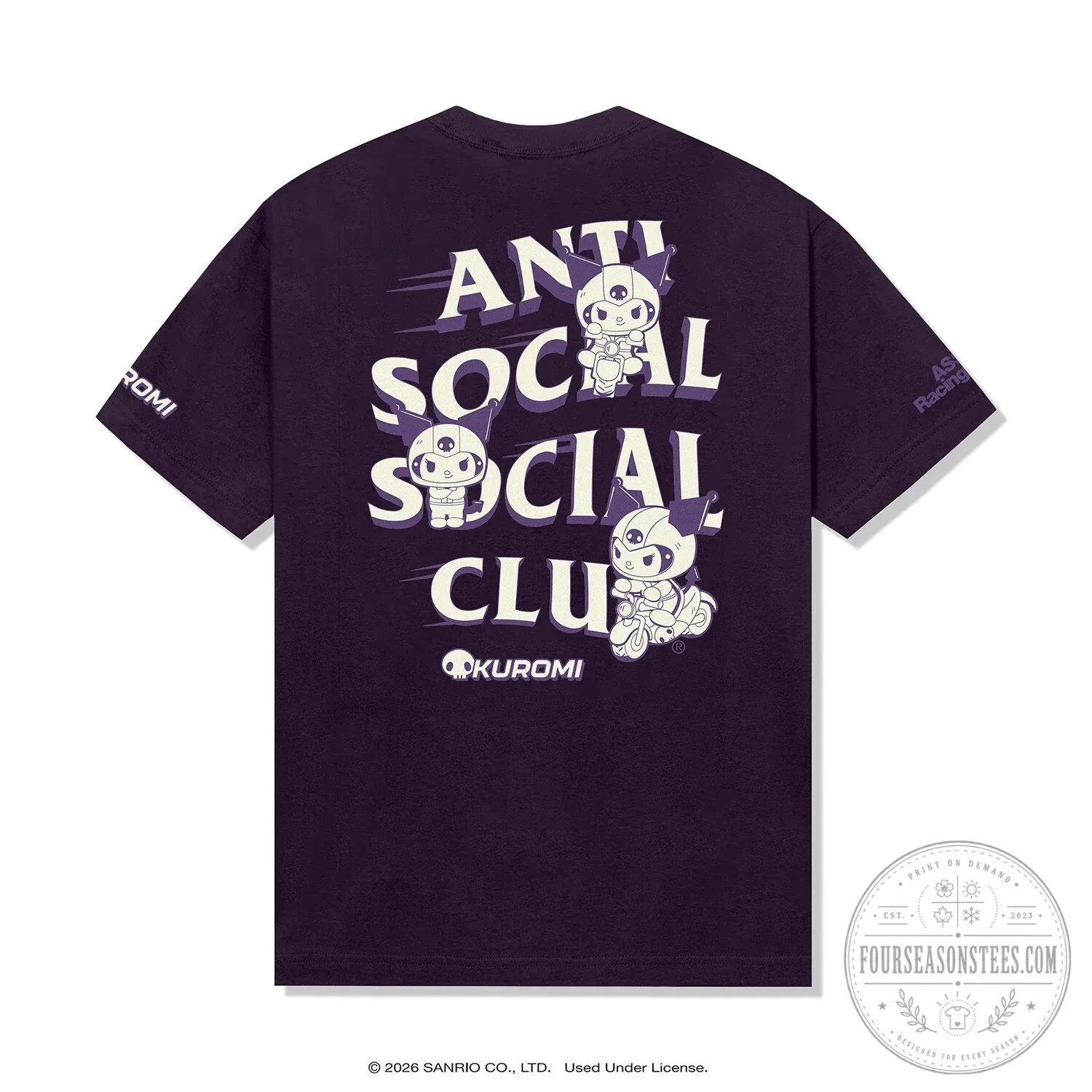 Anti Social Social Club Kuromi Apex Black T-Shirt 2 Anti Social Social Club Kuromi Apex Black T-Shirt