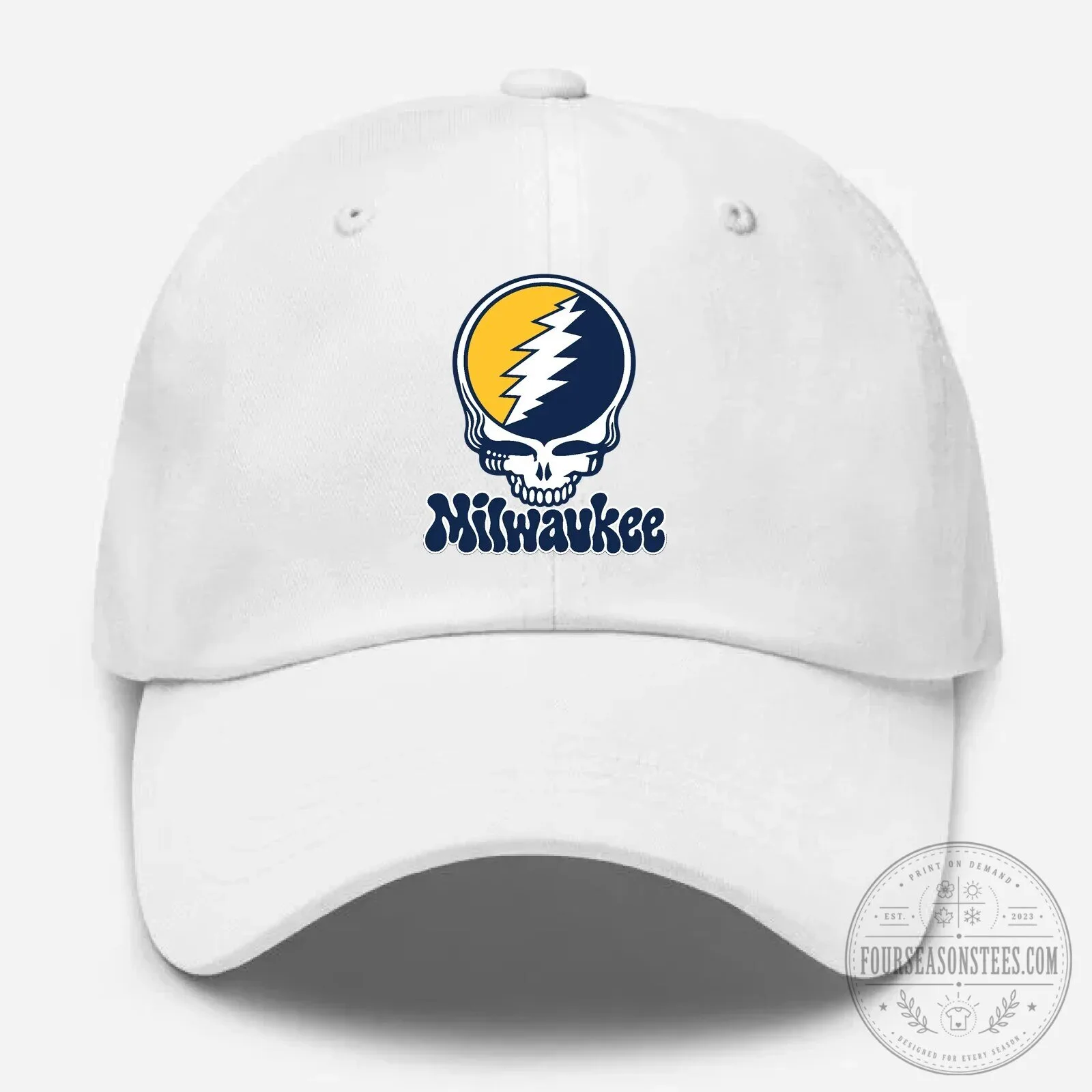 Milwaukee Grateful Dead Steal Your Face Baseball Cap Hat 13 Milwaukee Grateful Dead Steal Your Face Baseball Cap Hat