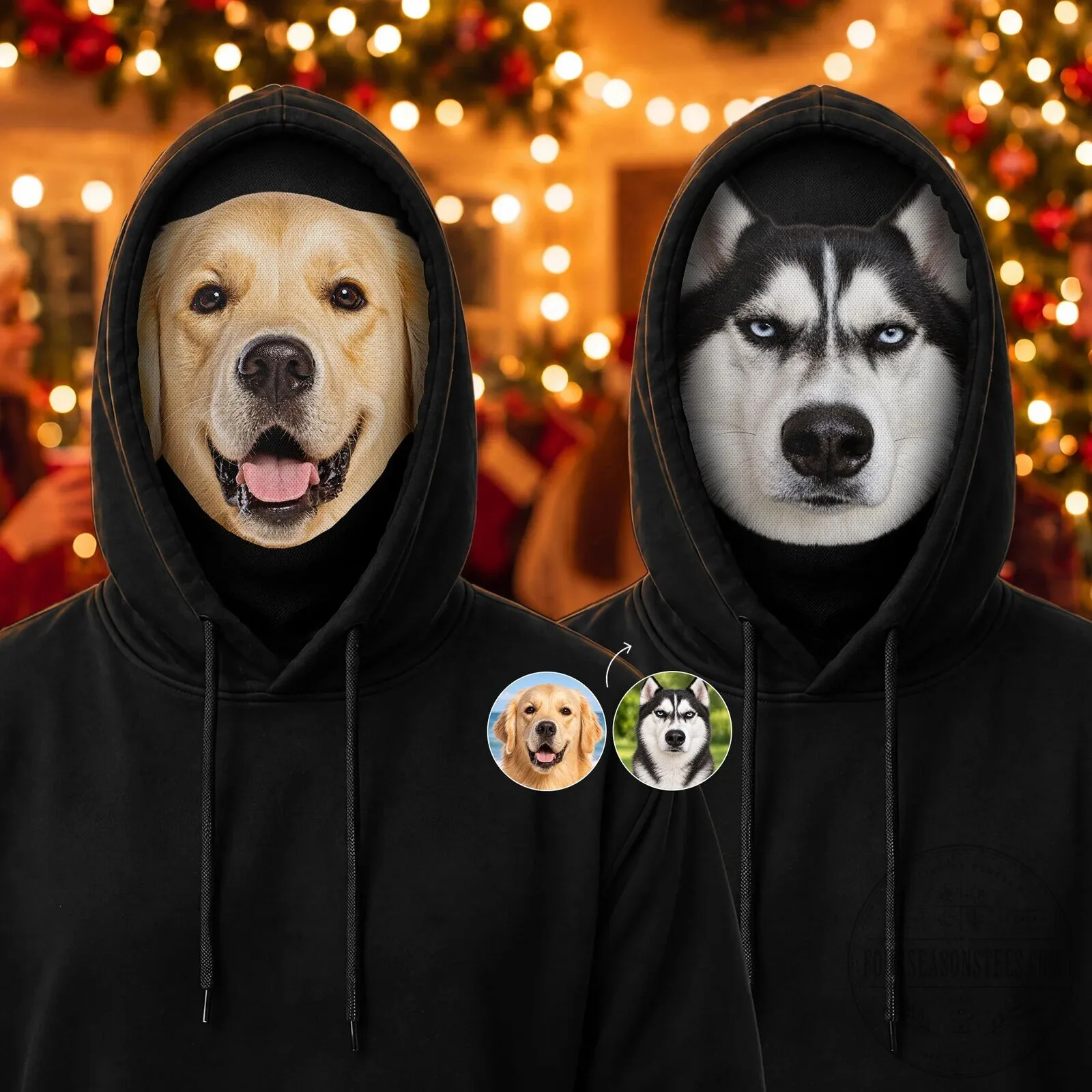 Personalized Pet Photo Custom Balaclava Mask