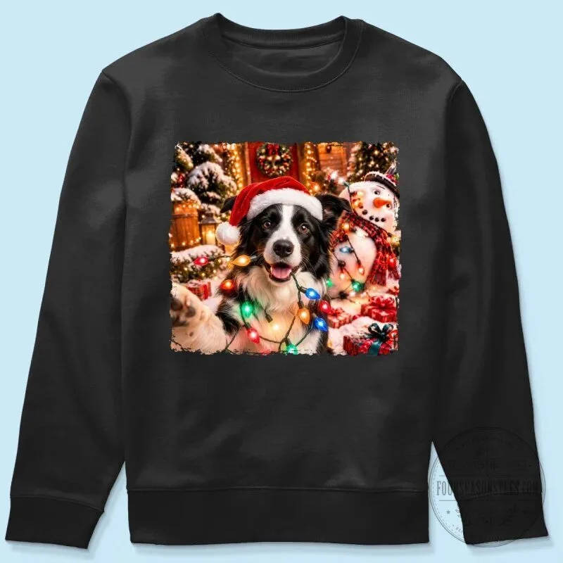 Funny Dog Christmas Sweatshirt, Personalized Golden Retriever Holiday Sweater 82 Funny Dog Christmas Sweatshirt, Personalized Golden Retriever Holiday Sweater