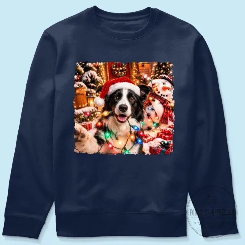 Funny Dog Christmas Sweatshirt, Personalized Golden Retriever Holiday Sweater 83 Funny Dog Christmas Sweatshirt, Personalized Golden Retriever Holiday Sweater