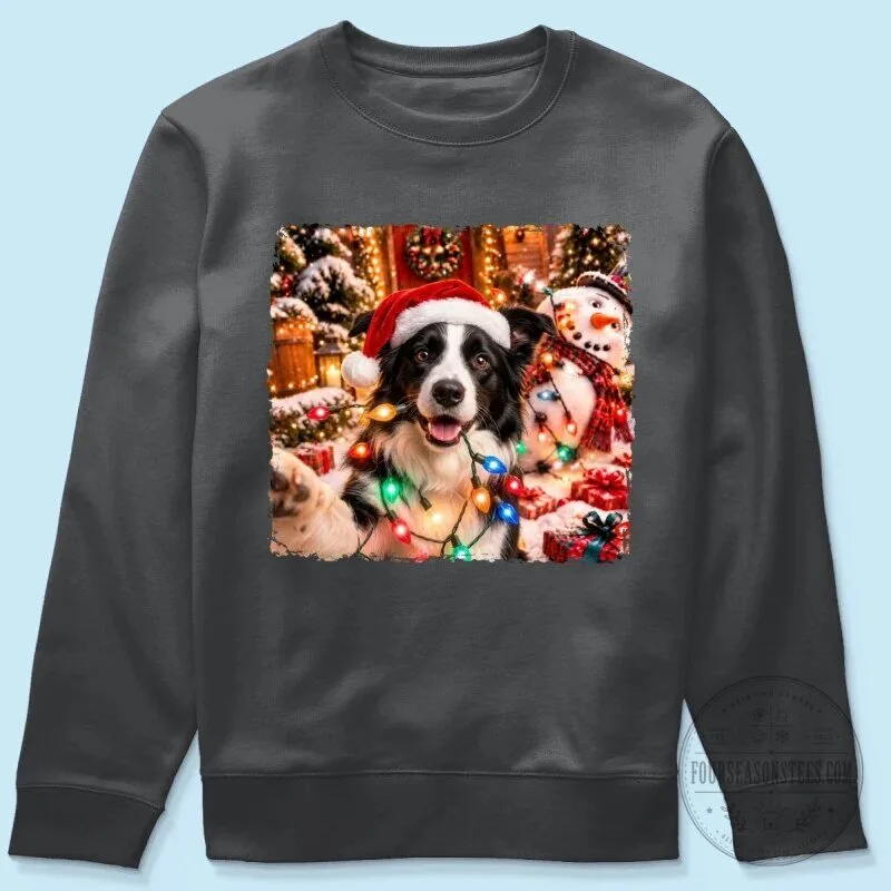 Funny Dog Christmas Sweatshirt, Personalized Golden Retriever Holiday Sweater 84 Funny Dog Christmas Sweatshirt, Personalized Golden Retriever Holiday Sweater