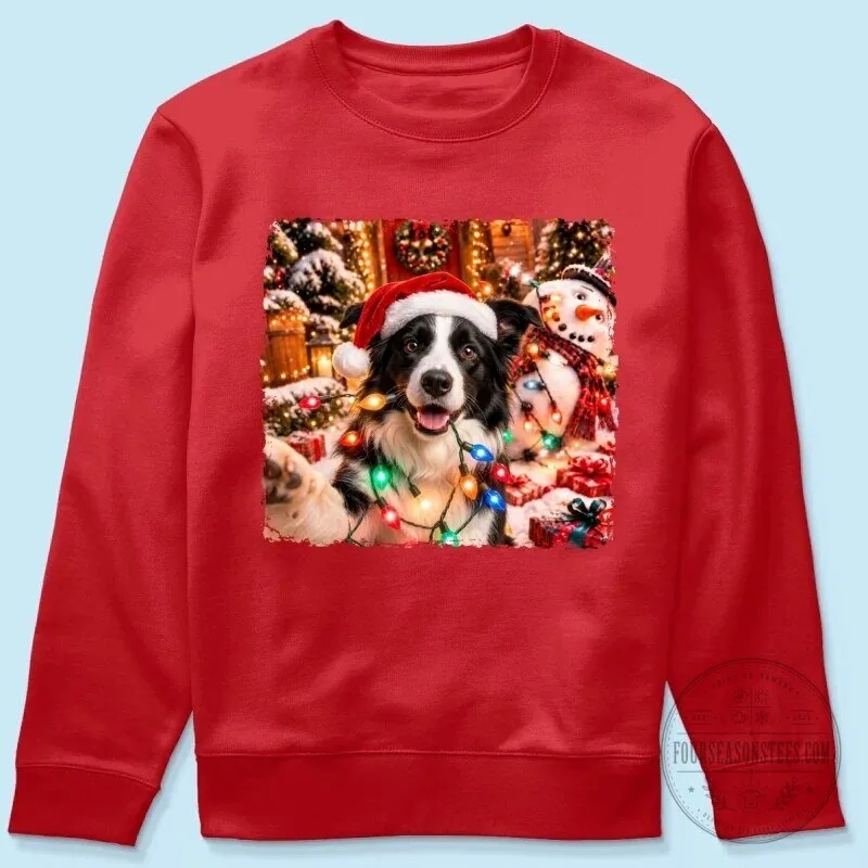 Funny Dog Christmas Sweatshirt, Personalized Golden Retriever Holiday Sweater 85 Funny Dog Christmas Sweatshirt, Personalized Golden Retriever Holiday Sweater