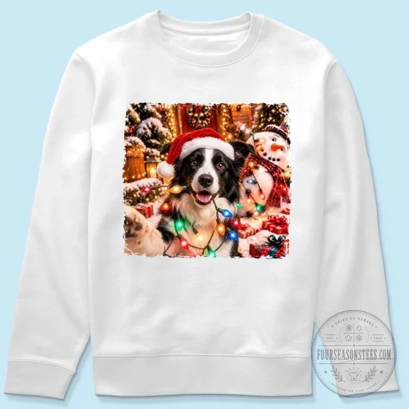 Funny Dog Christmas Sweatshirt, Personalized Golden Retriever Holiday Sweater 87 Funny Dog Christmas Sweatshirt, Personalized Golden Retriever Holiday Sweater