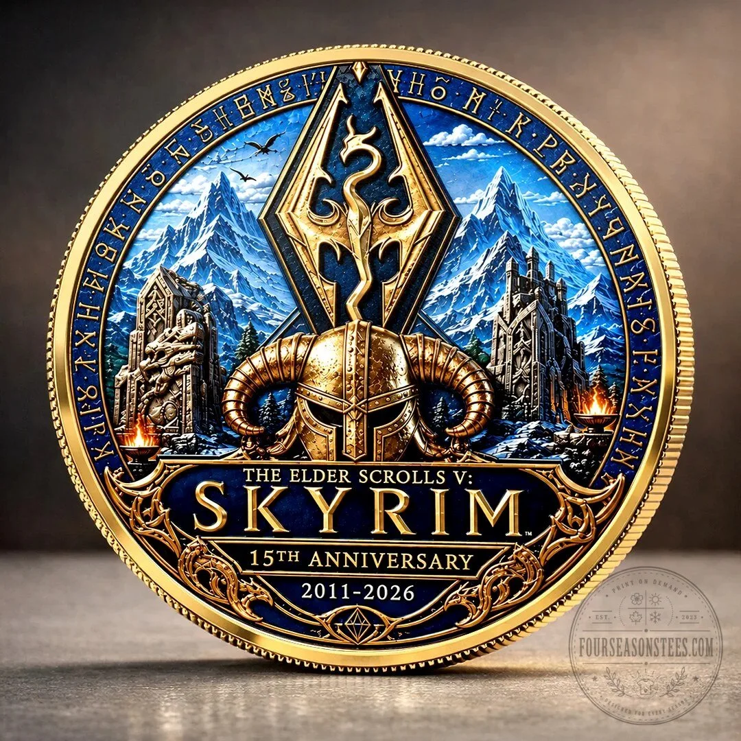 The Elder Scrolls V Skyrim 15th Anniversary Commemorative Coin