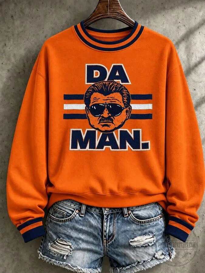 Mike Ditka Da Man Chicago Football Fan Sweatshirt