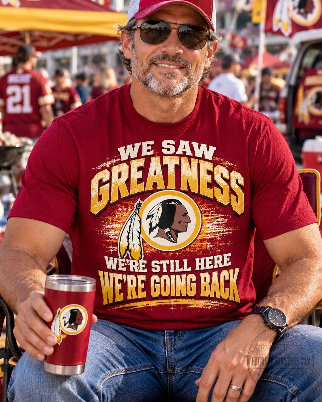 Washington Redskins Greatness We’re Still Here Going Back T-Shirt