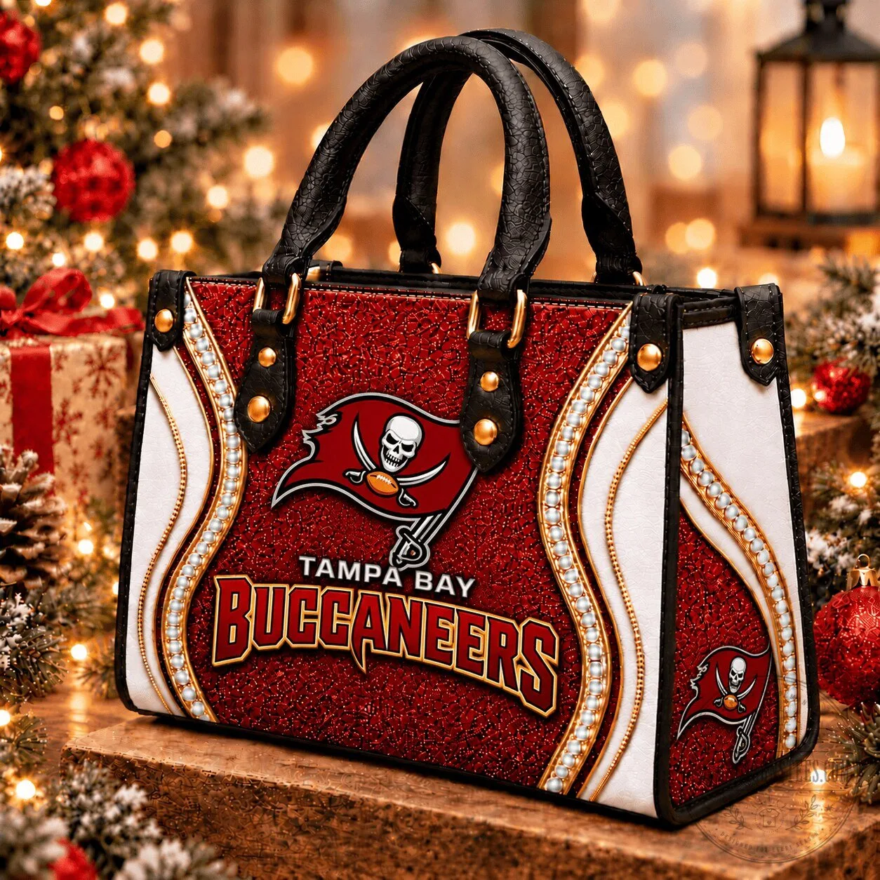 Tampa Bay Buccaneers NFL Premium Leather Handbag for Women