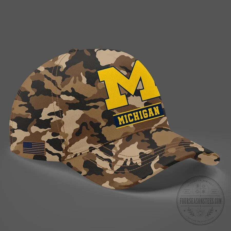 Michigan Wolverines Military Appreciation Camouflage United As One T-Shirt 12 Michigan Wolverines Military Appreciation Camouflage United As One T-Shirt