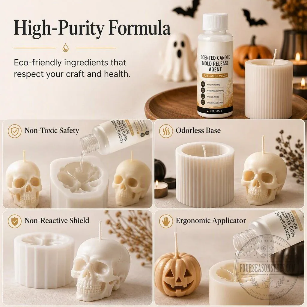 Scented Candle Mold Release Agent for Easy Demolding and Smooth Finish 14 Scented Candle Mold Release Agent for Easy Demolding and Smooth Finish