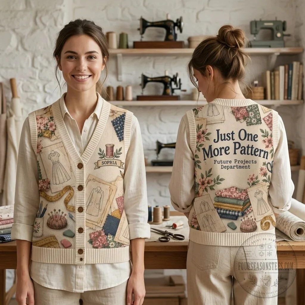 Just One More Pattern Future Projects Department Sewing Cardigan Vest