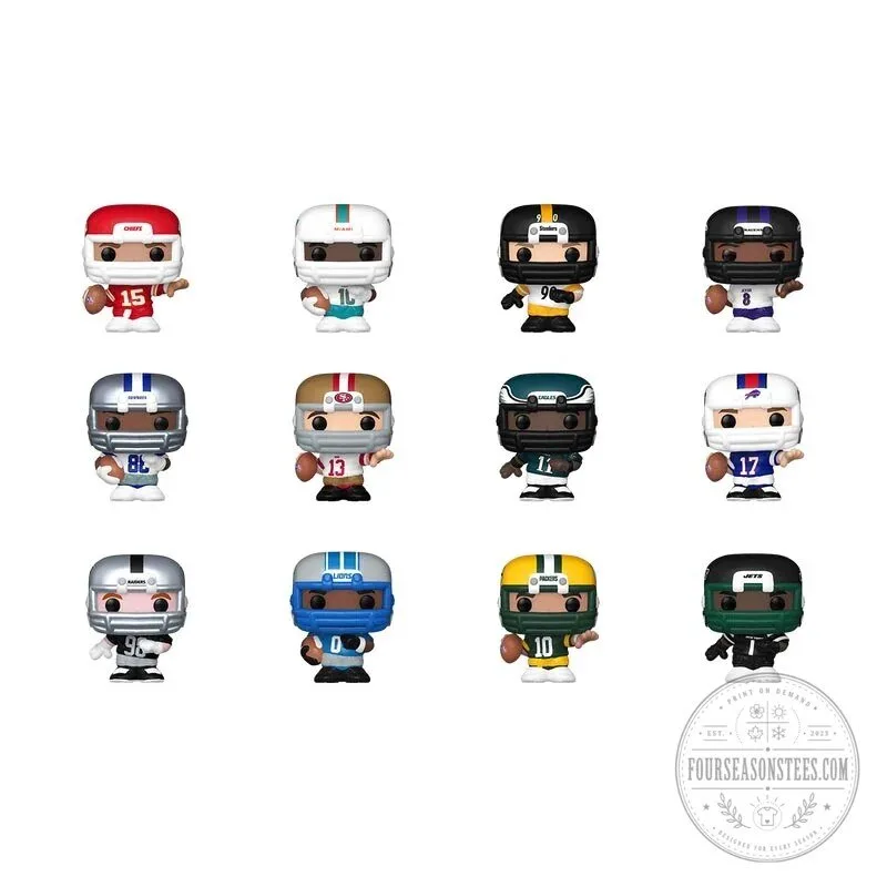 NFL Funko Bitty Pop! National Football League Mystery Collectible Figurine 6 NFL Funko Bitty Pop! National Football League Mystery Collectible Figurine