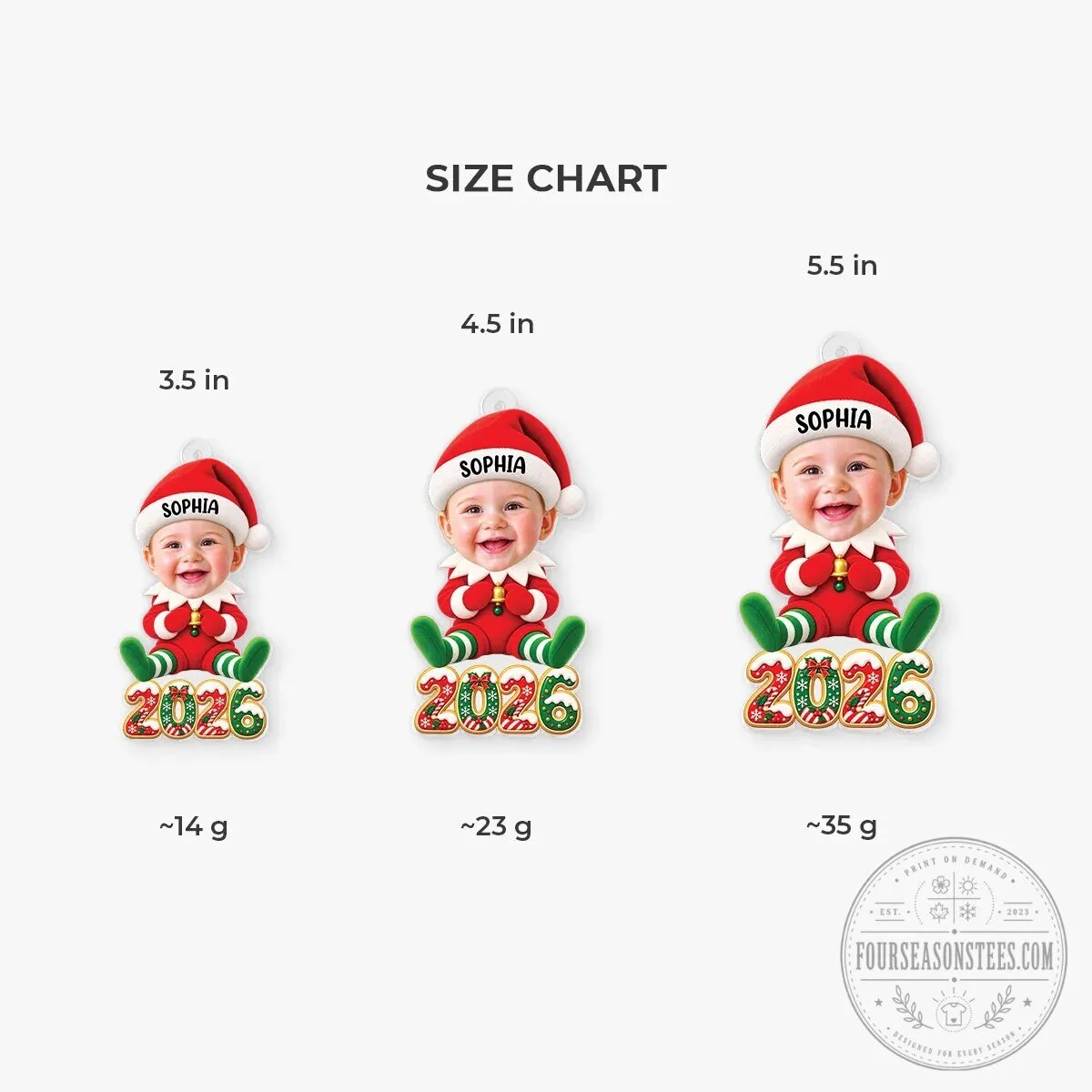 Personalized Christmas Elf Photo Acrylic Ornament Custom Family Holiday Decoration 11 Personalized Christmas Elf Photo Acrylic Ornament Custom Family Holiday Decoration