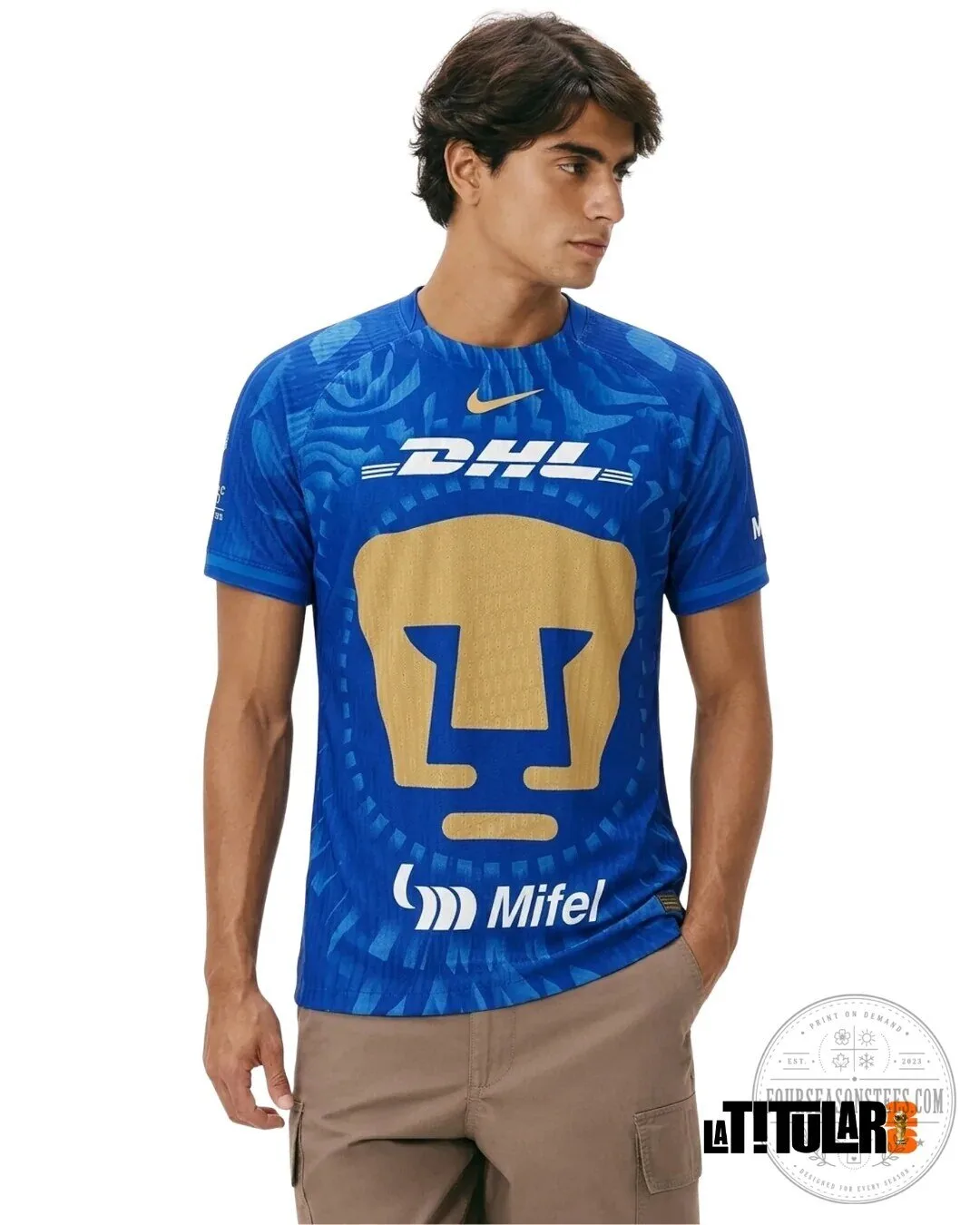 Pumas UNAM Away 2025-2026 Men's Soccer Player Jersey