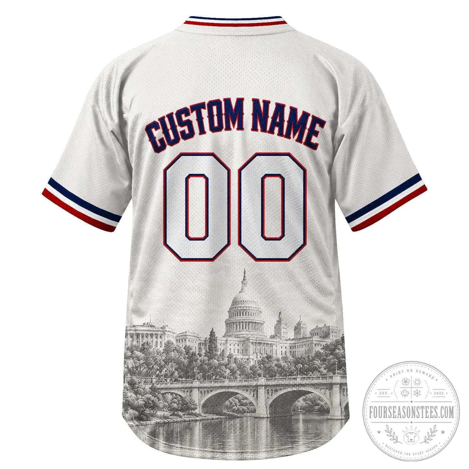 Washington Nationals Baseball Team Red Fan Jersey 21 Washington Nationals Baseball Team Red Fan Jersey