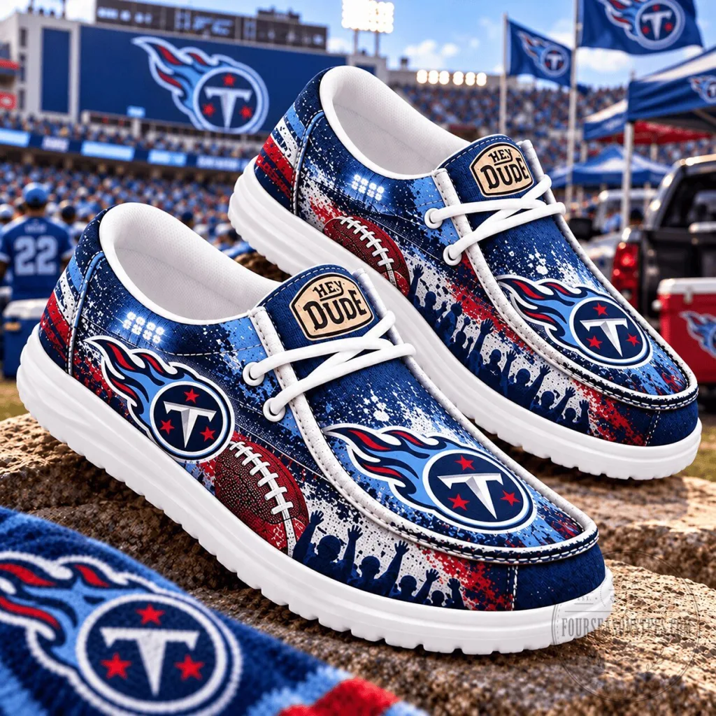 Tennessee Titans NFL Football Team Spirit Fan Shoes Tennessee Titans NFL Football Team Spirit Fan Shoes