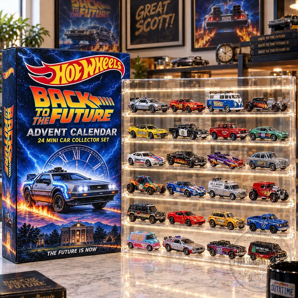 Back to the Future Hot Wheels 24 Mini Car Collector Set Advent Calendar 2D 5 Back to the Future Hot Wheels 24 Mini Car Collector Set Advent Calendar 2D