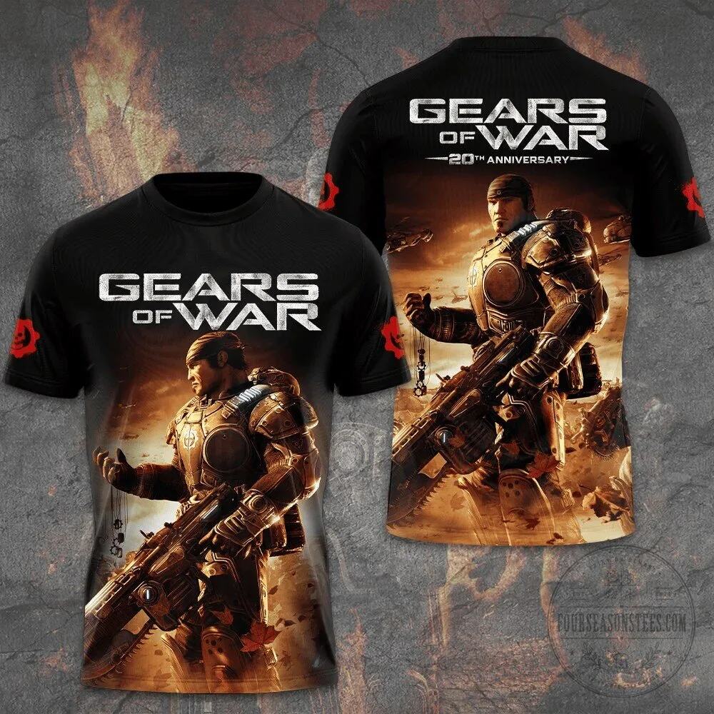 Gears of War 20th Anniversary Marcus Fenix Video Game T-Shirt