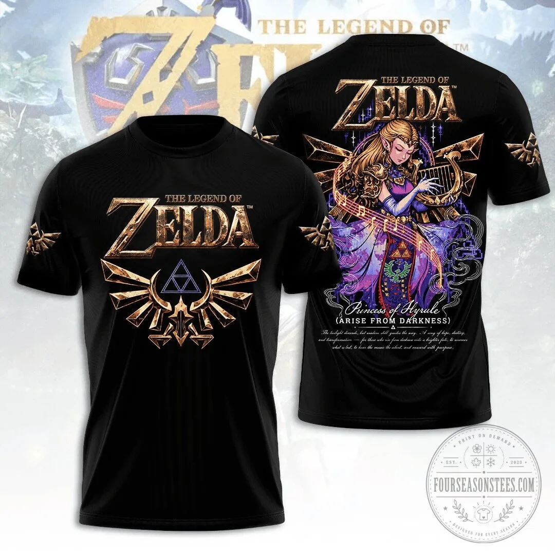 Hyrule's Princess Arises from Darkness T-Shirt - The Legend of Zelda